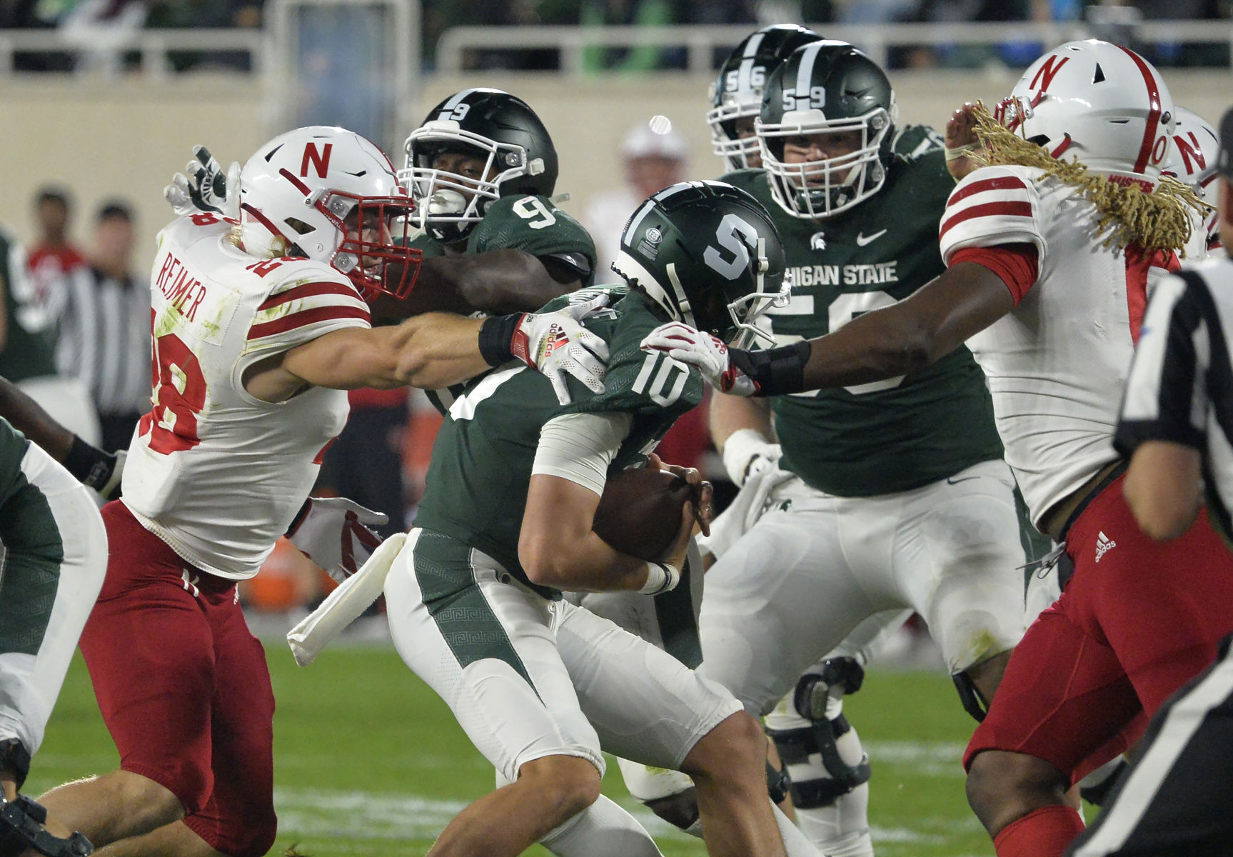 Nebraska vs. Michigan State, 9.25